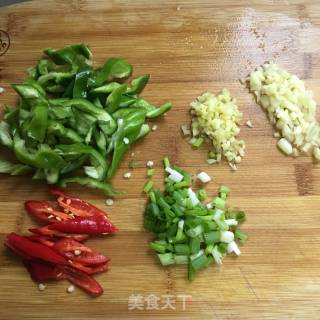 Stir-fried Green Peppers with Shrimp recipe