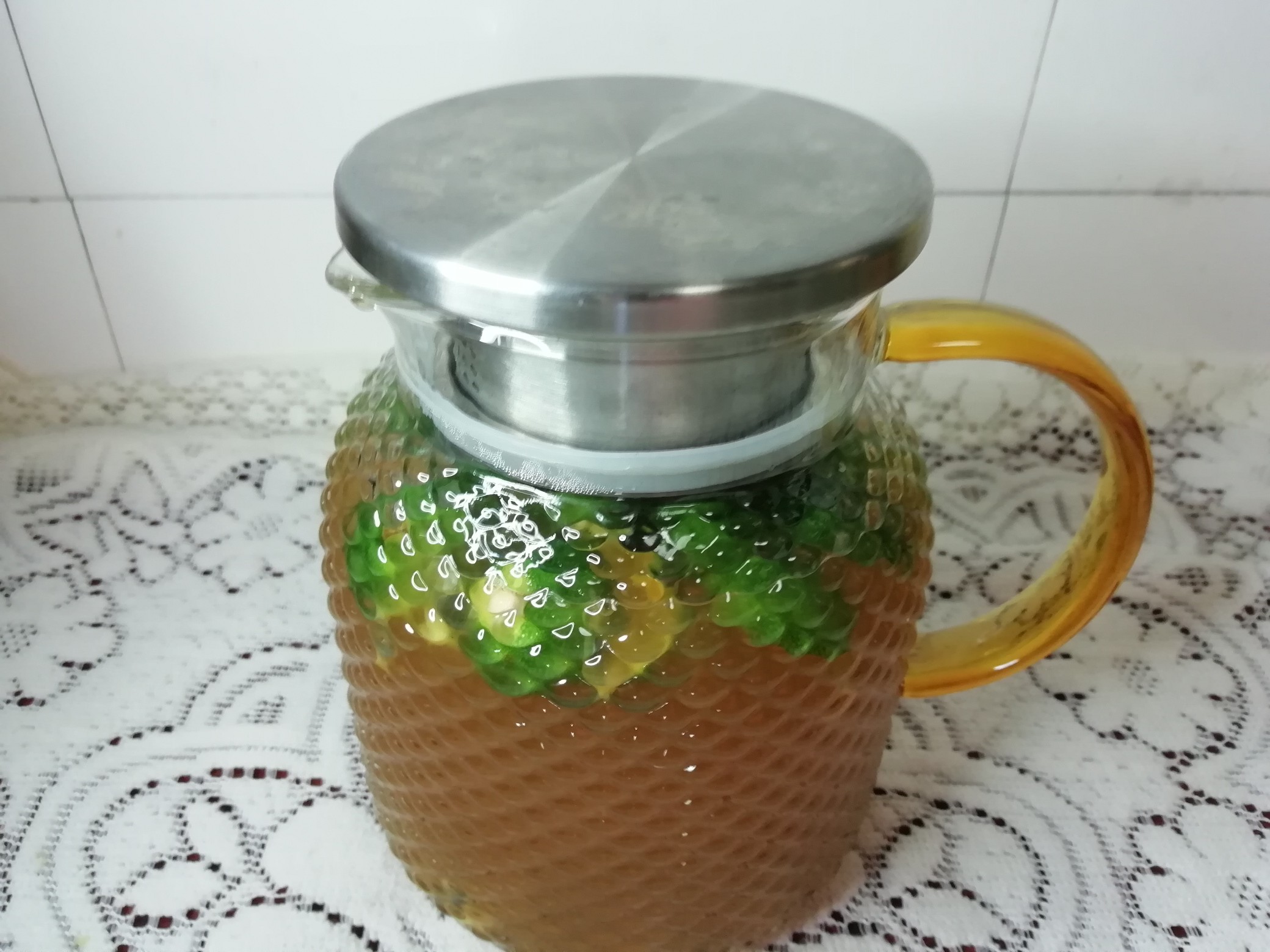 Passion Fruit Lime Honey Tea recipe