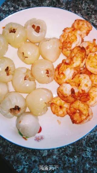 Sweet and Sour Lychee Shrimp Balls recipe