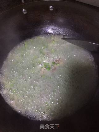 Fried Pork with Peas recipe