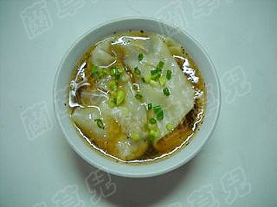 Spicy Cabbage and Purple Shrimp Wonton recipe