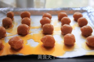 Traditional Red Bean Paste Egg Yolk Crisp recipe