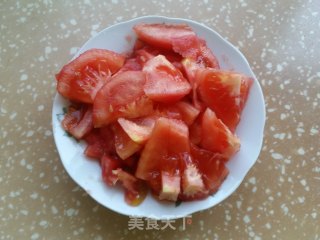 Stir-fried Loofah with Tomato recipe