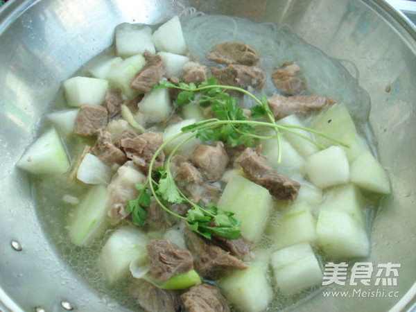 Lean Meat and Winter Melon Soup recipe