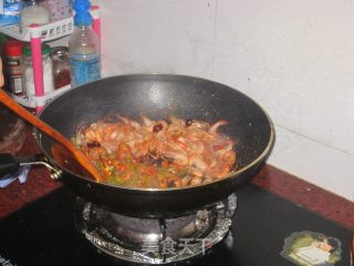 Stir-fried River Prawns with Hot Peppers recipe