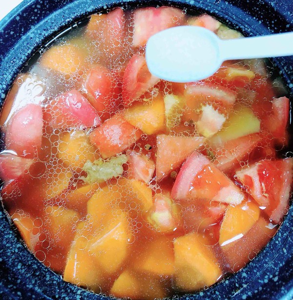 Tomato Pork Ribs Soup | Nourishing and Calcium recipe