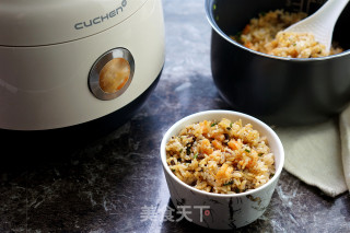 Mushroom and Shrimp Braised Rice recipe