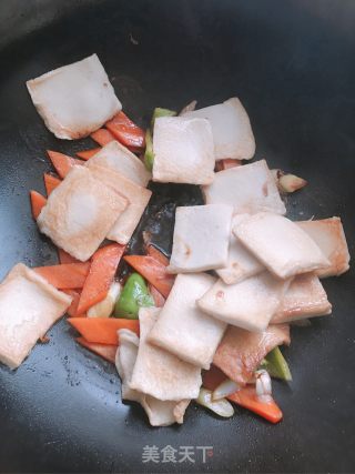 Carrot Roasted Thousand Pages Tofu recipe