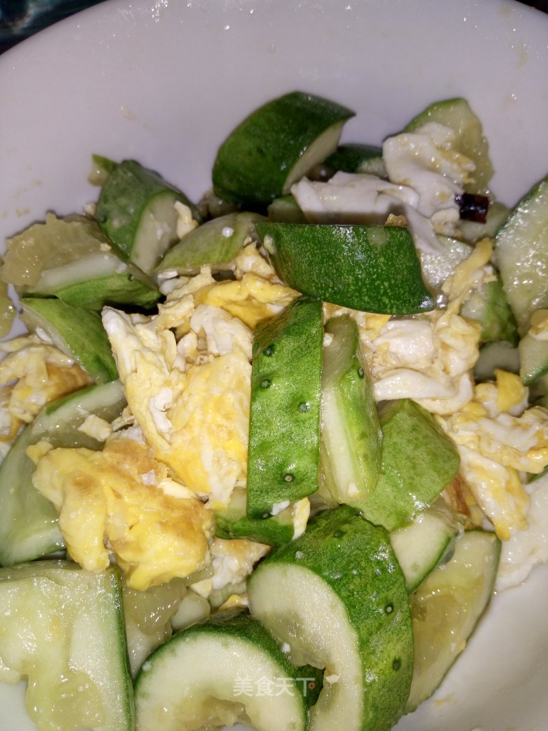 Cucumber with Egg recipe
