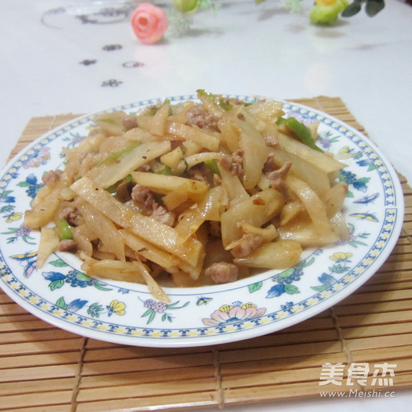 Fried Pork with Cold Potato Shreds recipe