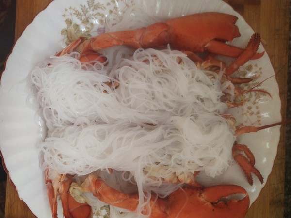 Steamed Lobster with Garlic Vermicelli recipe