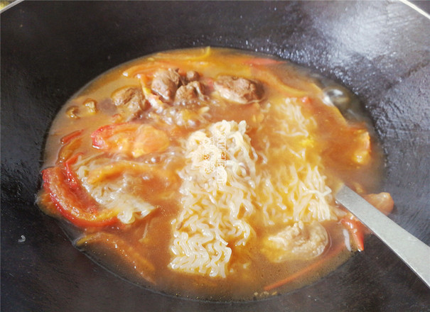 Tomato Beef Noodle recipe