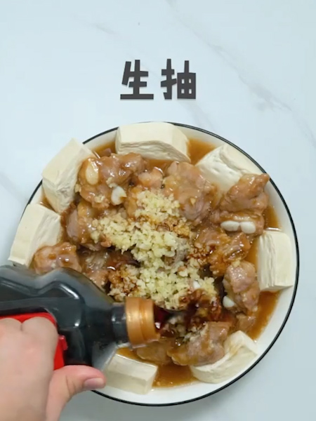 Steamed Pork Ribs with Tofu recipe