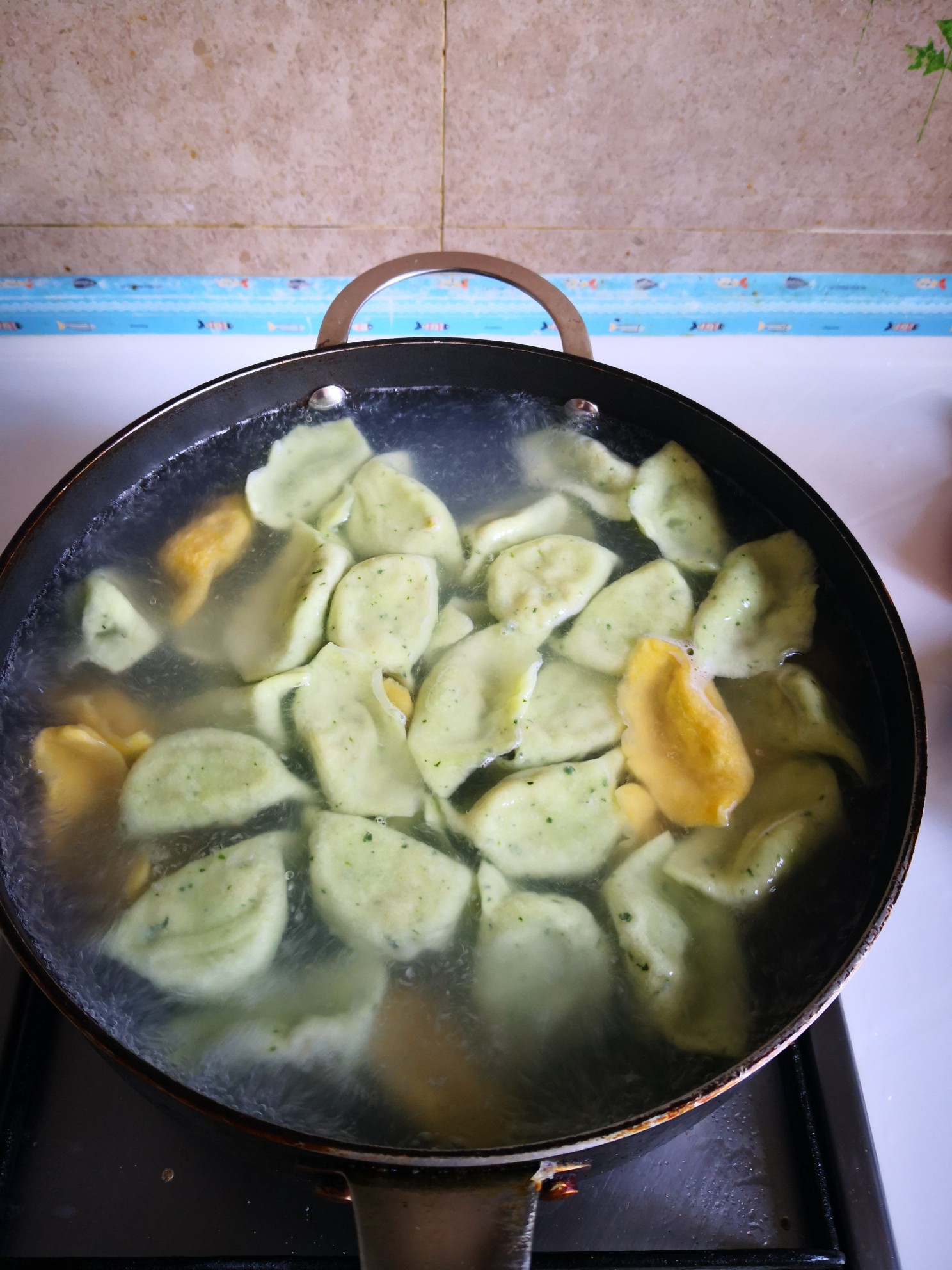 Cucumber Skin Dumplings recipe