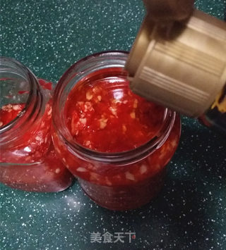 Homemade Garlic Chopped Pepper recipe
