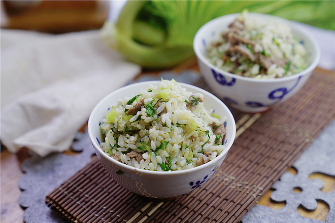 Mustard Beef Fried Rice recipe