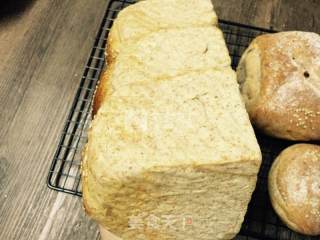 Whole Wheat Toast Whole Wheat Ham Bun recipe