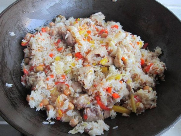Chicken Glutinous Rice Pilaf recipe