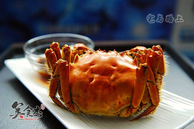 Huadiao Baked Hairy Crab recipe