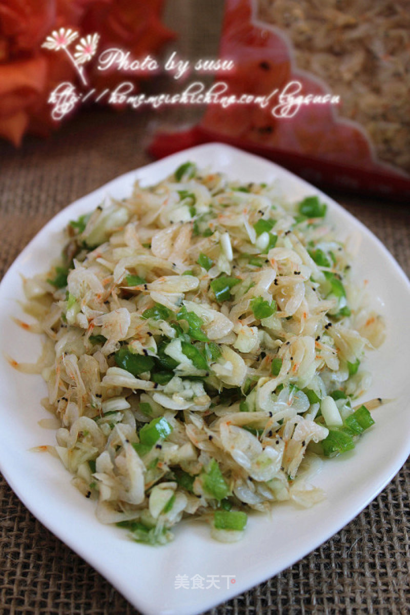 Hang Pepper Garlic Mixed with Shrimp Skin recipe
