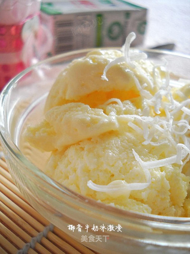 Coconut and Vanilla Milk Ice Cream