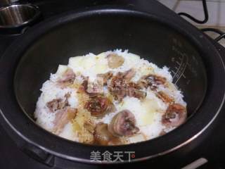 Potato Cured Chicken Rice recipe