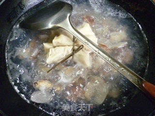 Clam Soup with Noodle Knot recipe