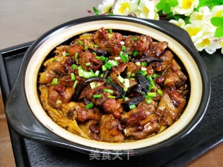 Braised Yuba with Spare Ribs recipe