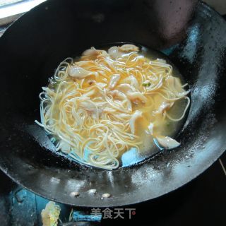 Mushroom Noodles in Broth recipe