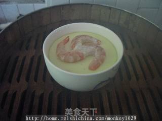 Steamed Egg with Shrimp recipe