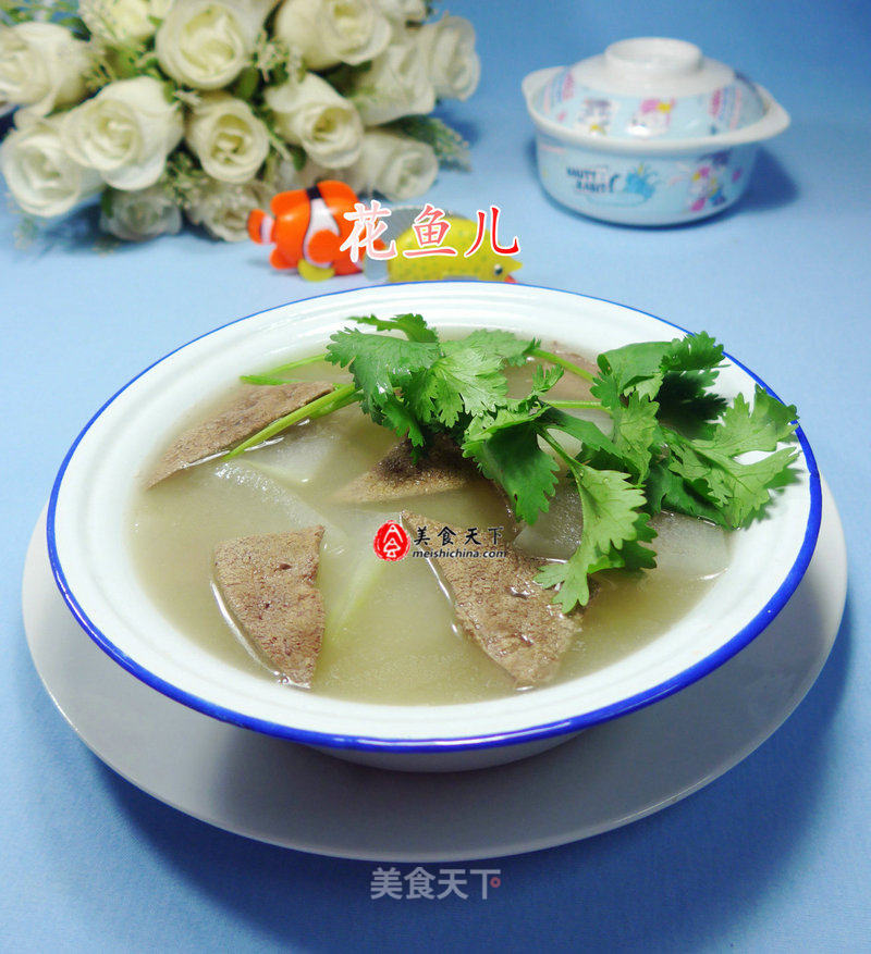 Pork Liver and Winter Melon Soup recipe