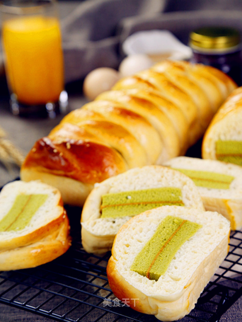 Matcha Cake Sandwich Bread recipe
