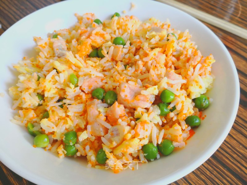 Salmon Fried Rice recipe