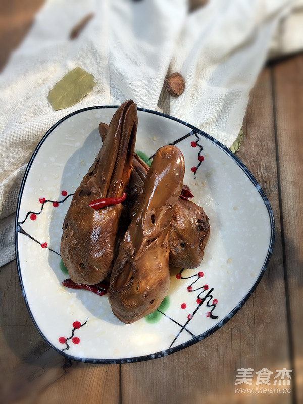 Braised Duck Head recipe