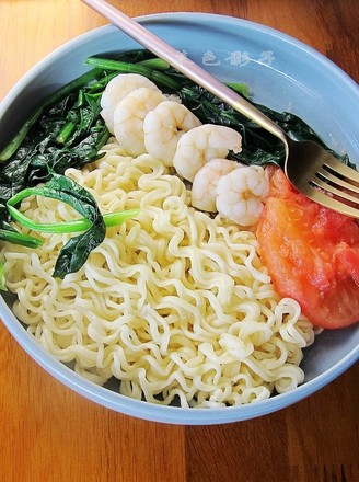 Vegetable Shrimp Noodles recipe