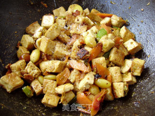 Home Cooking ---- Ginkgo Roasted Tofu recipe