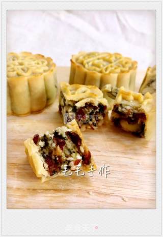 #新良第一节烤大赛#maltose Wuren Mooncake recipe