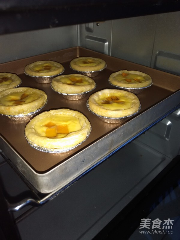 Mango Flavored Egg Tart recipe