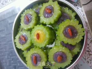 Purple Sweet Potato Honey Bitter Gourd recipe