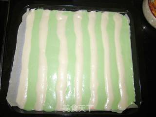 [danlan Striped Cake Roll] An Absolute Fresh Version of The Cake in Summer recipe