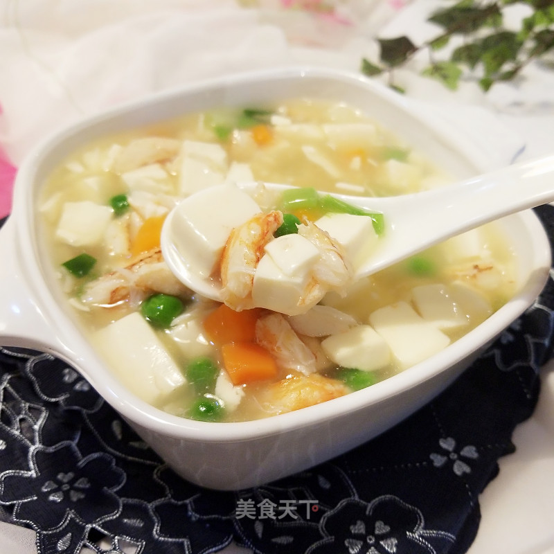Crab Meat Tofu Soup