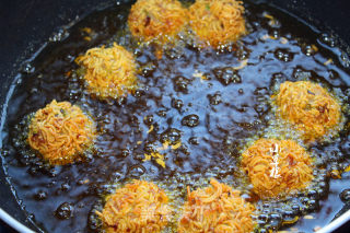 Kid's Favorite Salad Crispy Noodle Meatballs recipe
