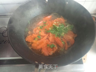 The Simple and Fresh Version of Tomato Egg Soup is Not Greasy recipe