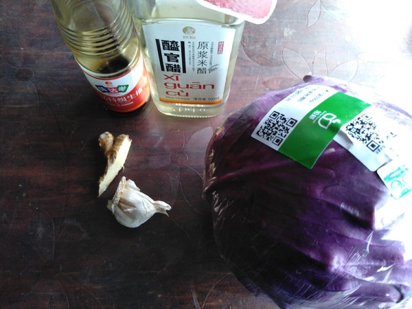 Fried Purple Cabbage recipe