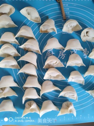 Horn Melon and Fresh Meat Wonton recipe