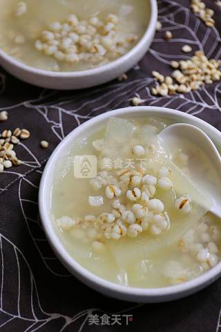 Winter Melon and Barley Soup recipe
