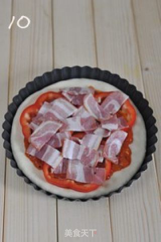 Thick Bottom Shrimp and Bacon Pizza recipe