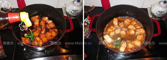 Braised Pork with Mei Cai and Taro recipe