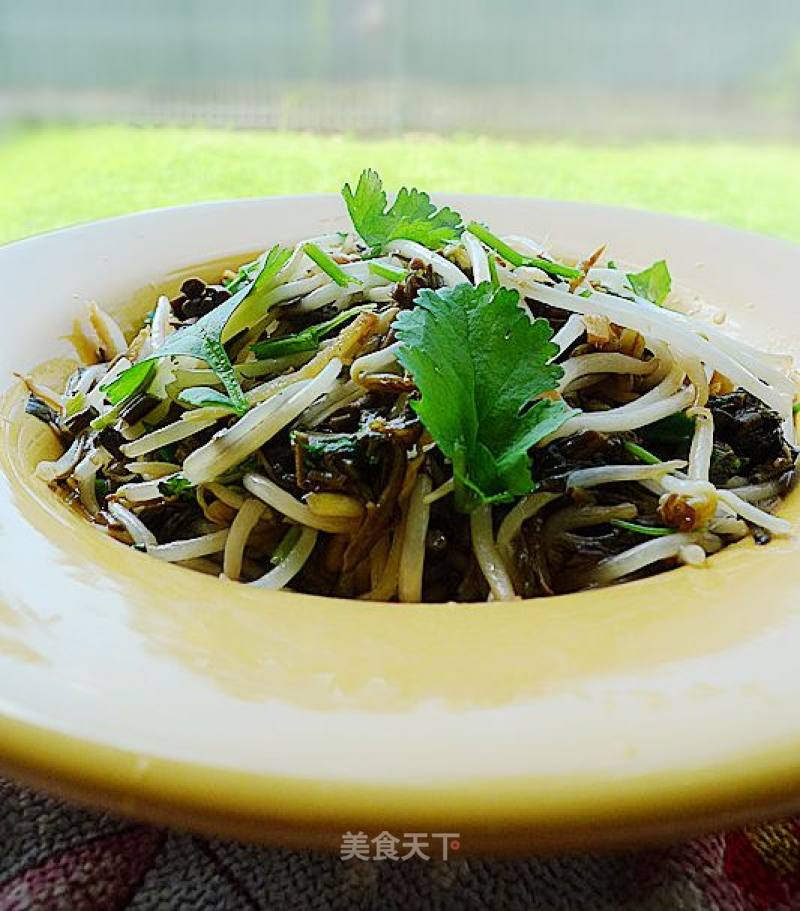 Vegetarian Fried Mung Bean Sprouts recipe