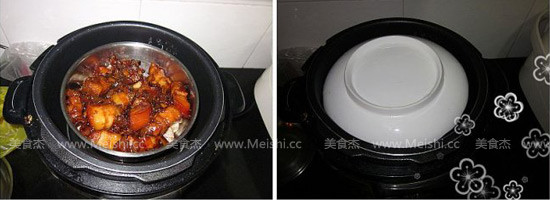 Braised Pork with Mei Cai and Taro recipe